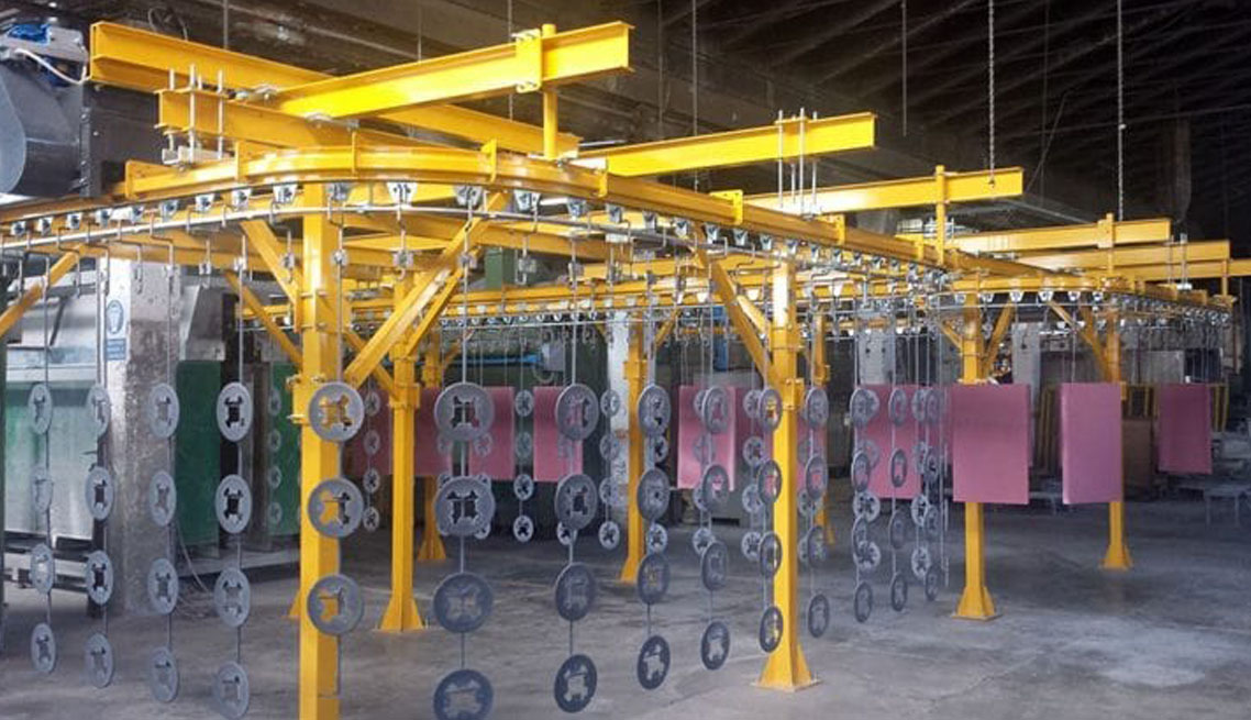 Welcome To Aline Conveyors Private LimitedFOUR WHEEL OVERHEAD CONVEYOR Welcome To Aline Conveyors Private LimitedFOUR WHEEL OVERHEAD CONVEYOR